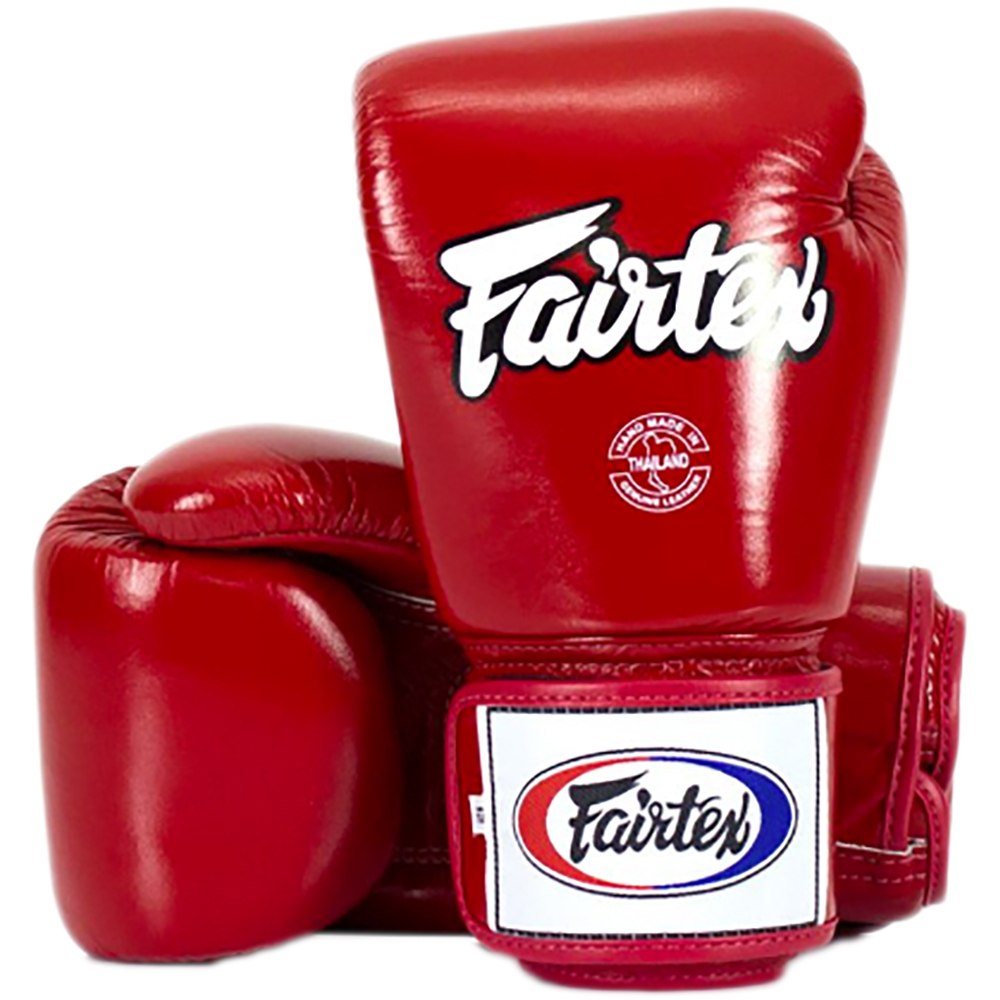 Fairtex Tight Fit Red Boxing Gloves at FightHQ
