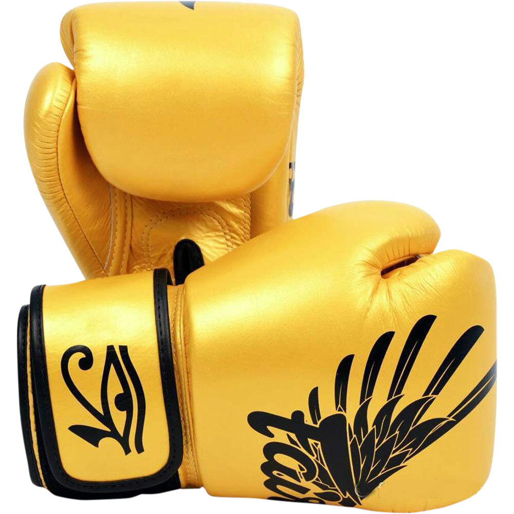 Fairtex Gold Falcon LE Boxing Gloves at FightHQ