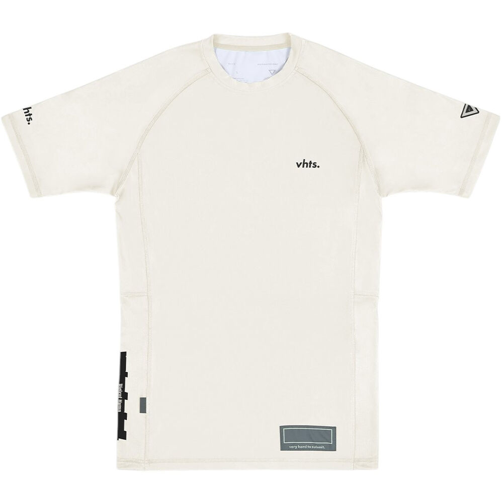 Vht's Rash Guard VHTS Violent Hymn Off White Rash Guard at FightHQ