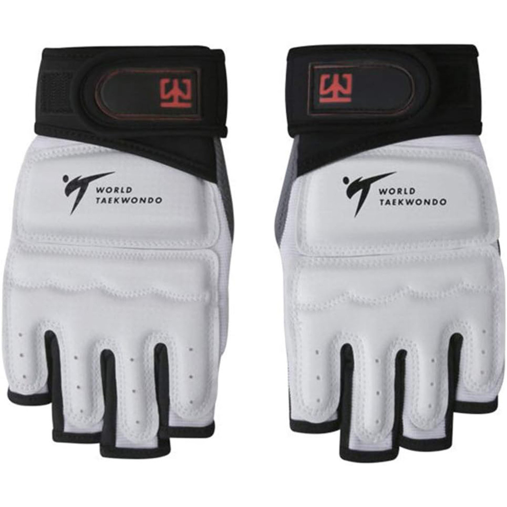 Mooto Extera WTF Approved White Taekwondo Gloves at FightHQ