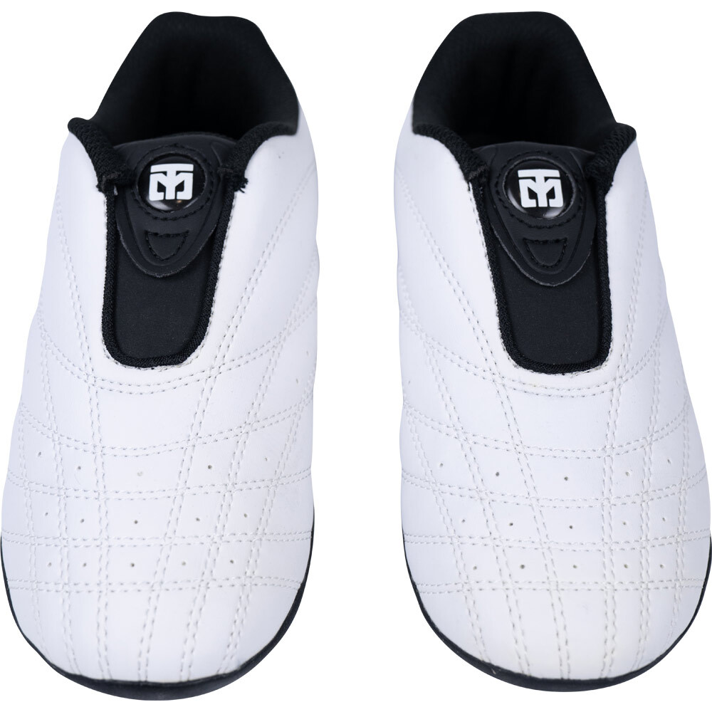 Mooto Wings White Black Taekwondo Shoes at FightHQ