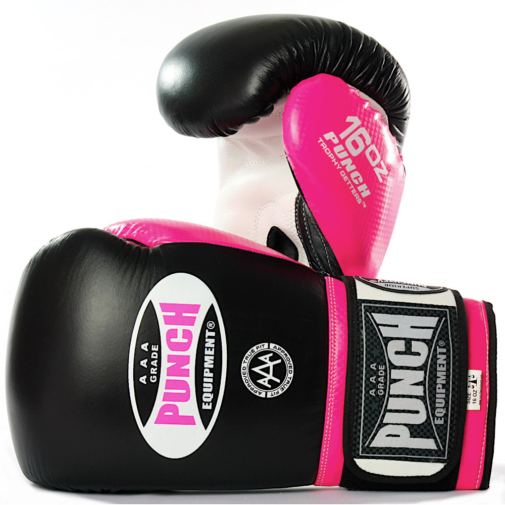 Hot pink boxing sales gloves