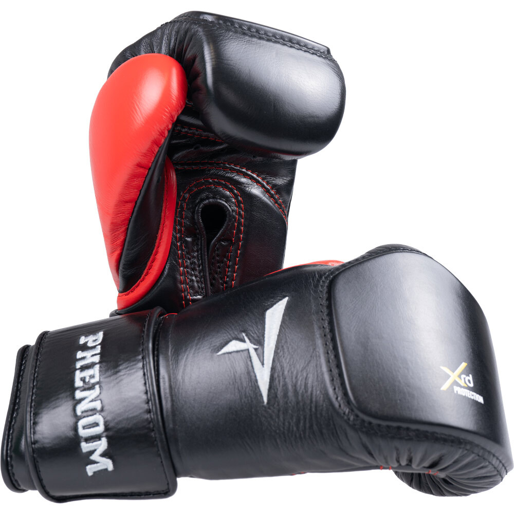 Phenom Boxing XRT-220S Ultimate Black/Red Bag Gloves at FightHQ