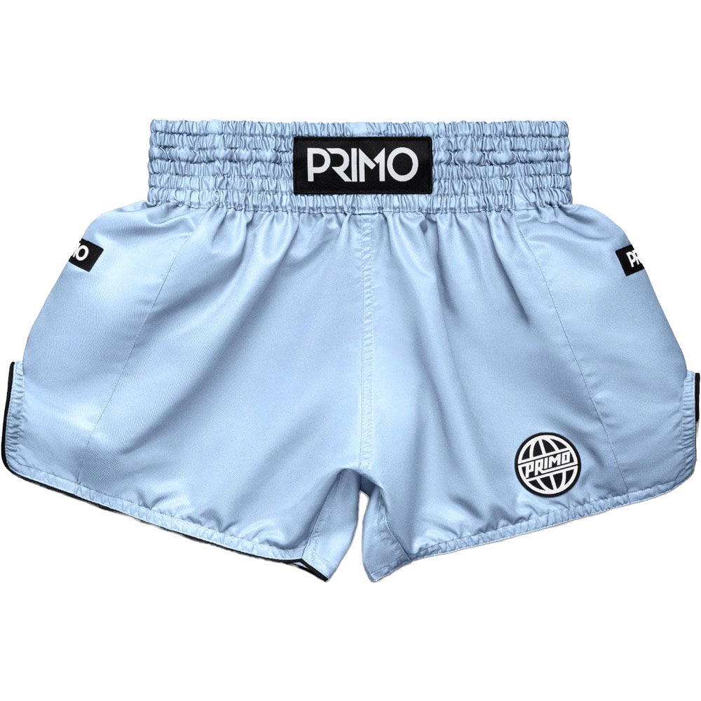 Primo Alta Series Pastel Blue Muay Thai Shorts at FightHQ
