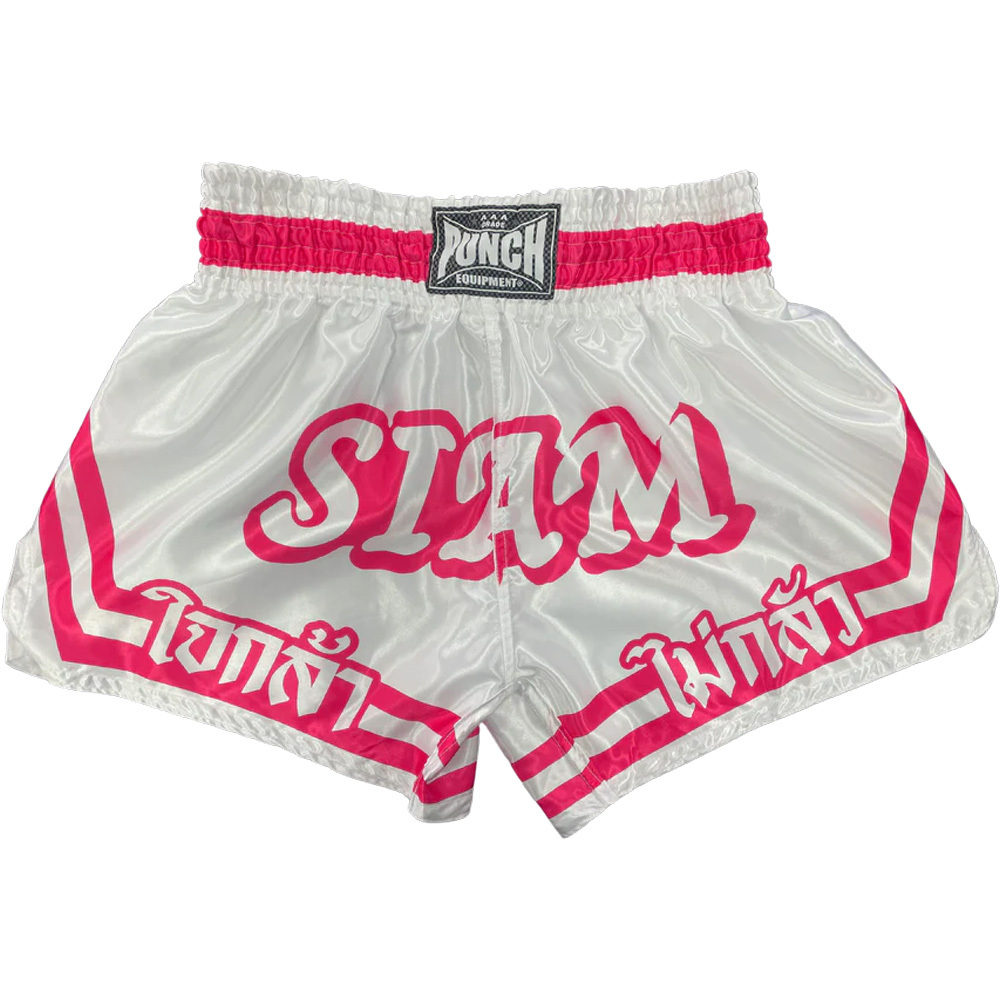 Whirlpool Spiral Pink Print Muay Thai Boxing Shorts