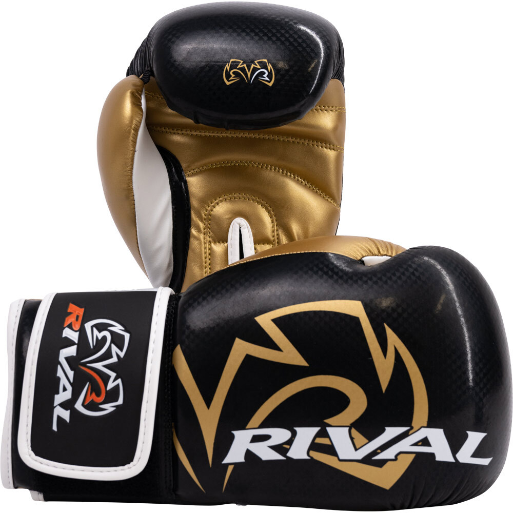Rival Rb7 Rival RB7 Black/Gold Fitness Plus Bag Gloves at FightHQ