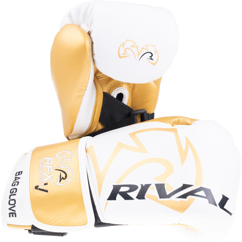 ウ*グ様 RIVAL BAG GLOVE RFX‑Guerrero V ホワイト Rival Boxing RFX-Guerrero-V SF-H Bag Gloves - 10 oz. - White