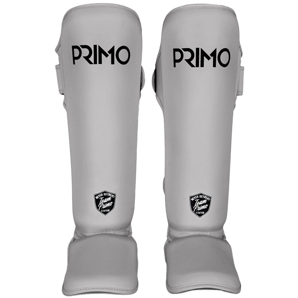 Primo Classic Grey Shin Guards at FightHQ