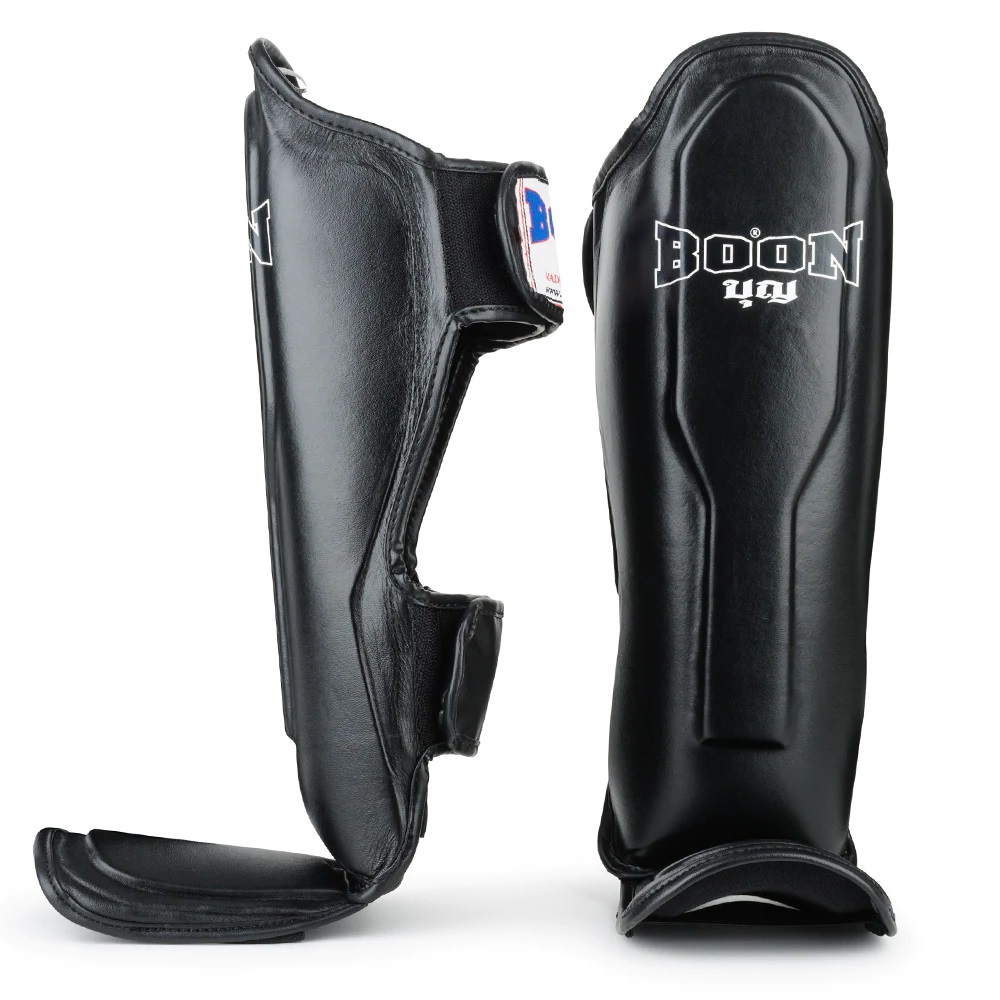Boon Black Shin Guards at FightHQ