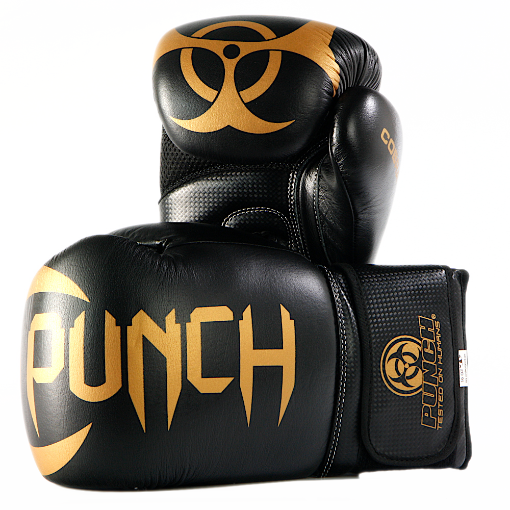 Punch Urban Cobra Black/Gold Boxing Gloves at FightHQ