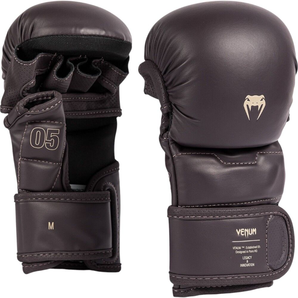 Venum Impact Evo Chocolate MMA Sparring Gloves at FightHQ