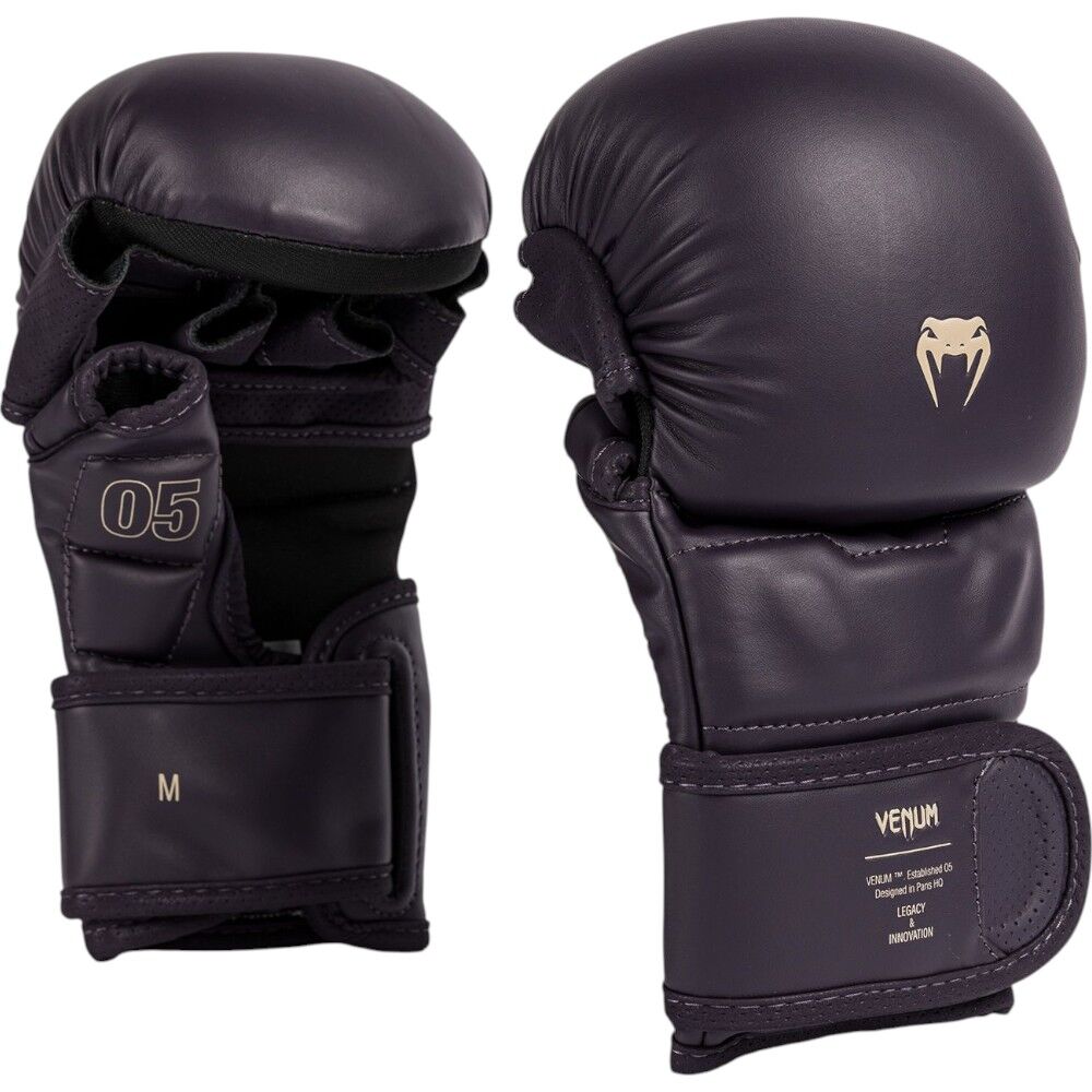 Venum Impact Evo Deep Purple MMA Sparring Gloves at FightHQ