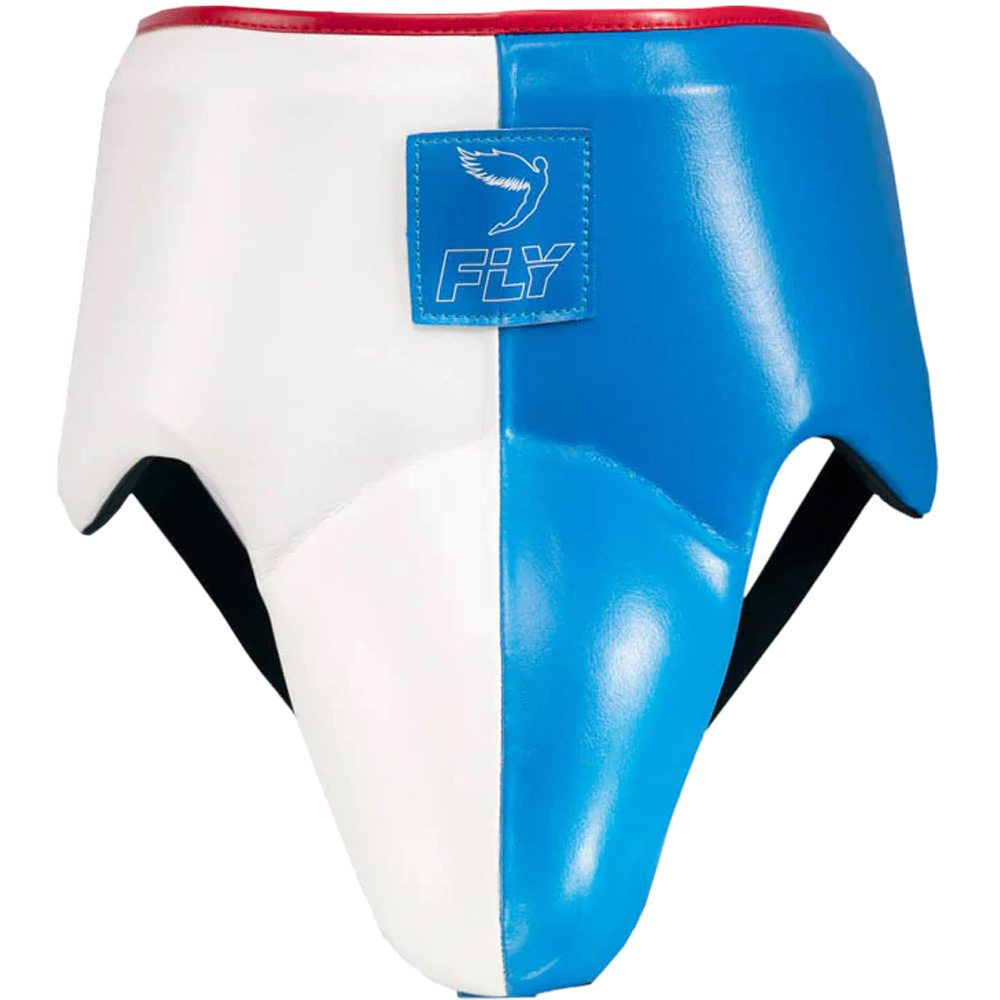 Fly Boxing Wraith X Blue/White/Red Groin Guard at FightHQ