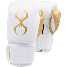 Sting Evolution White/Gold Boxing Gloves