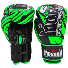 Morgan Sports BKK Ready Boxing & Muay Thai Fluro Green Gloves