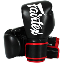 Fairtex Microfibre Black Boxing Gloves
