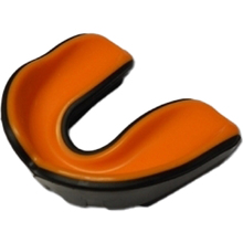 Morgan Sports Gel Fit A+ Protection Black/Orange Senior Mouth Guard