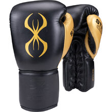 Sting Evolution Black/Gold Lace Up Gloves