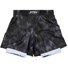 Jitsy Club Smoke 2-in-1 MMA Shorts