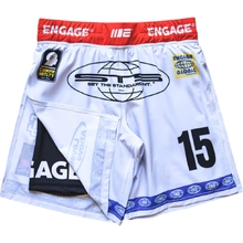 Engage Racer White 2-in-1 Gladiator Shorts