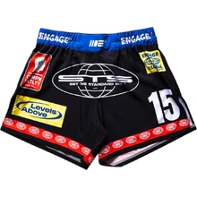 Engage Racer Black MMA Hybrid Shorts