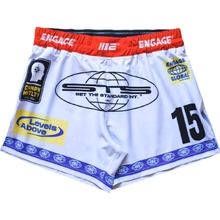 Engage Racer White MMA Hybrid Shorts