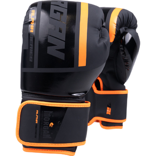 Morgan Sports Alpha Black/Orange Boxing Gloves