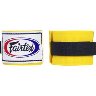 Fairtex Yellow 4.5m Elastic Hand Wraps