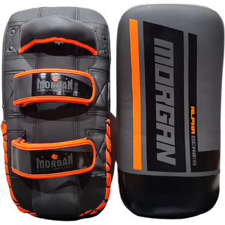 Morgan Sports Alpha Curved Black/Orange Thai Pads 